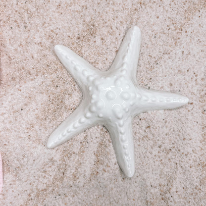 White Ceramic Star Fish