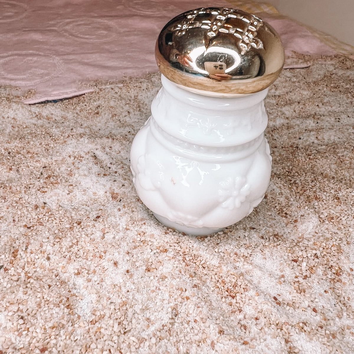 Vintage AVON Milk Glass Bottle