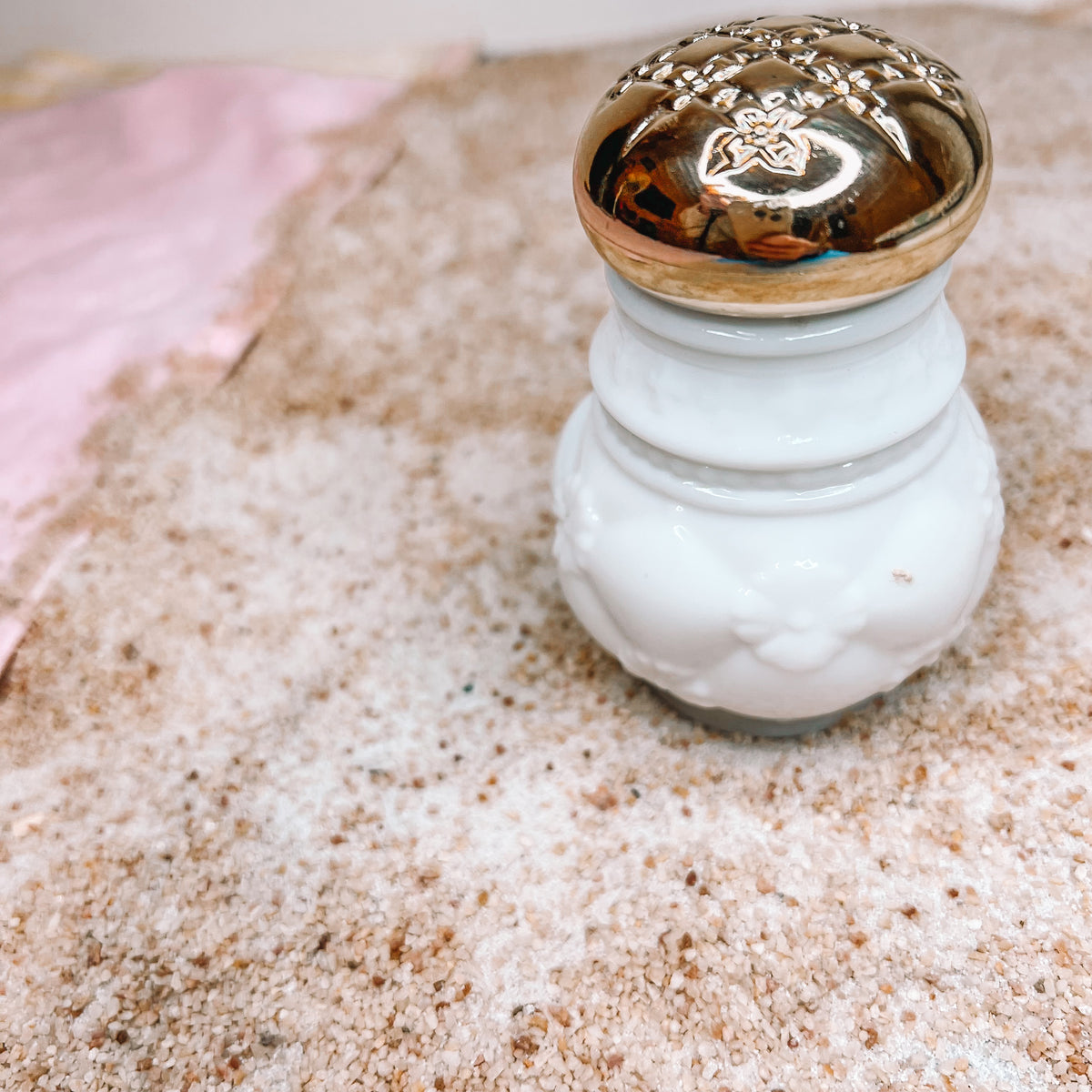Vintage AVON Milk Glass Bottle