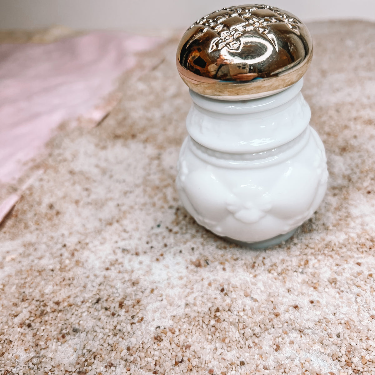 Vintage AVON Milk Glass Bottle