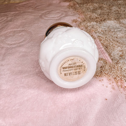 Vintage AVON Milk Glass Bottle