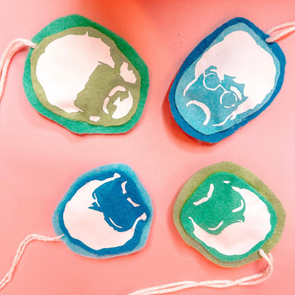 The Fab Four Ornaments