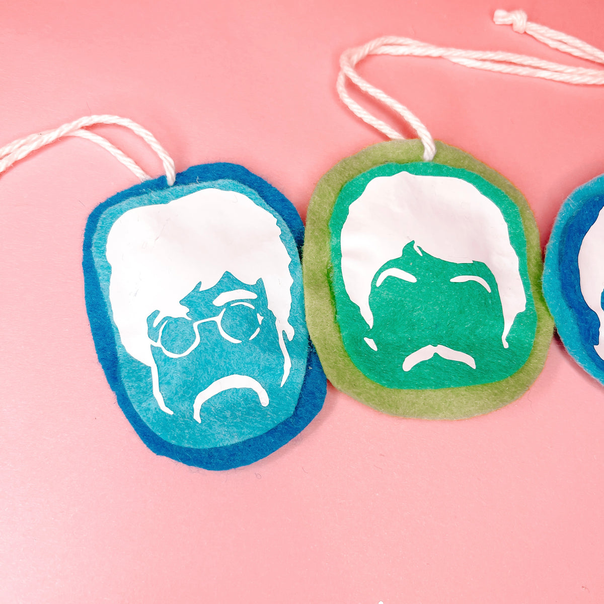 The Fab Four Ornaments