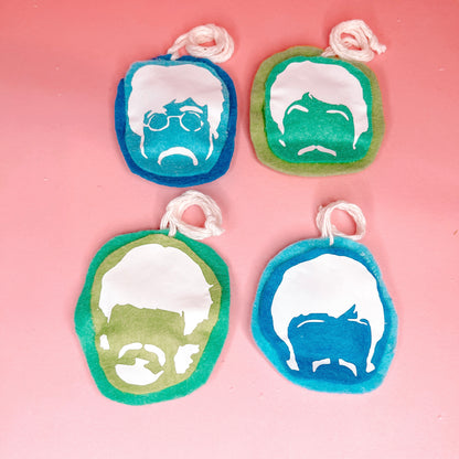 The Fab Four Ornaments