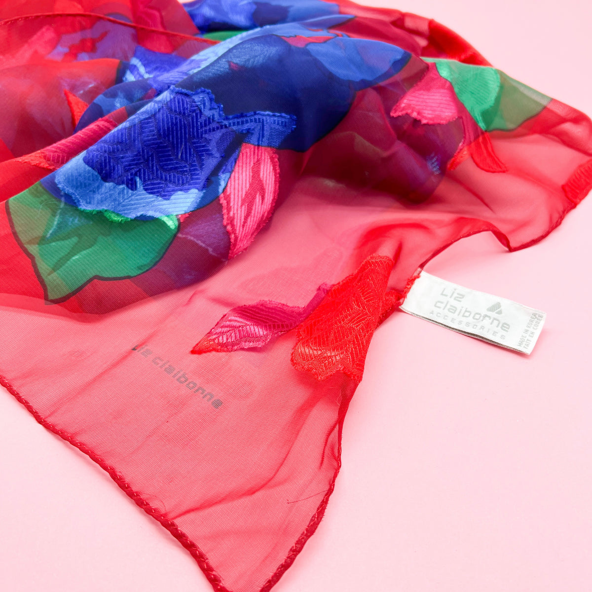 Vintage Floral Scarf