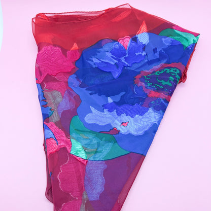 Vintage Floral Scarf