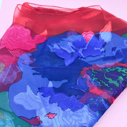 Vintage Floral Scarf