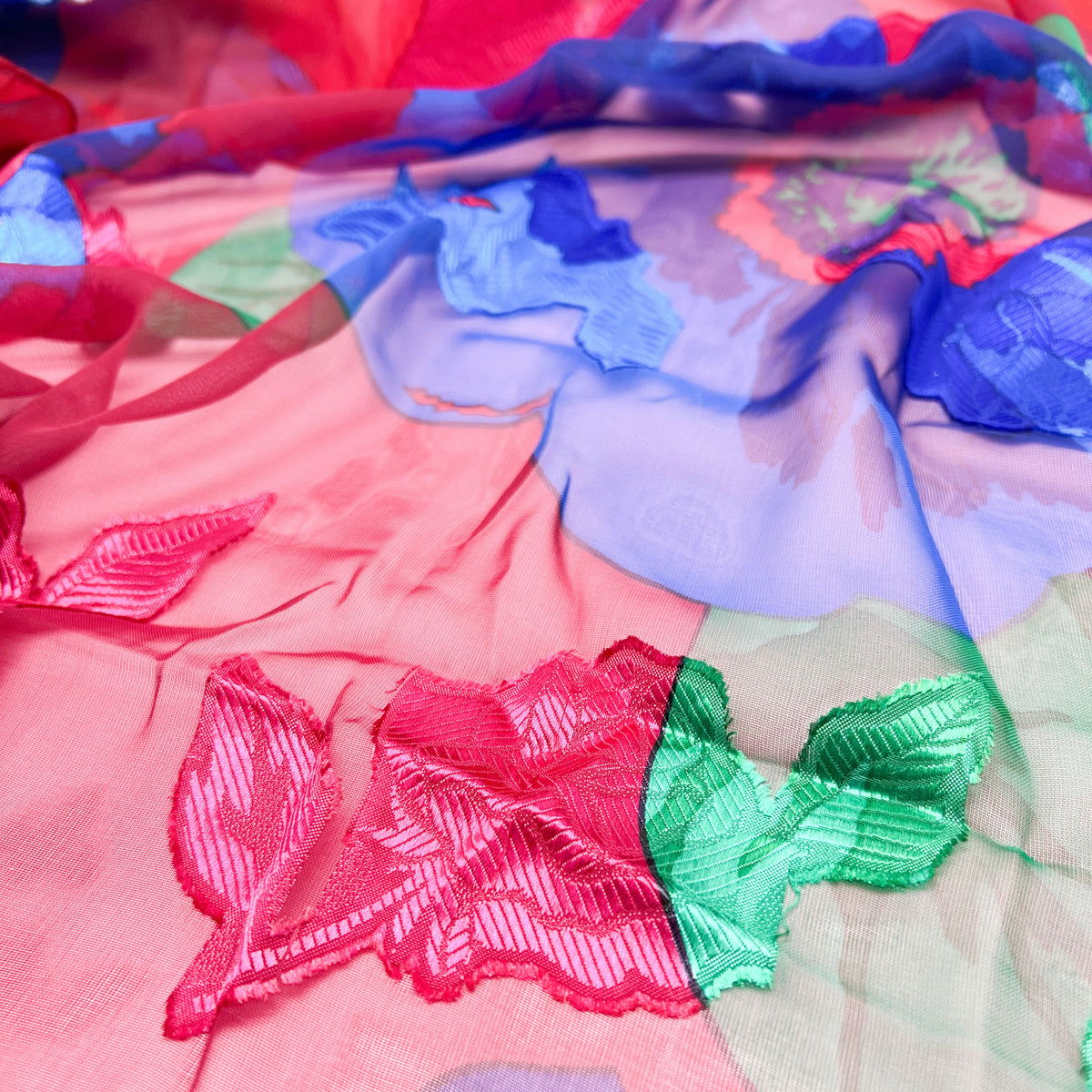 Vintage Floral Scarf