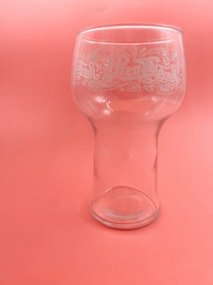 Vintage PEPSI COLA Drinking Glass Tumbler