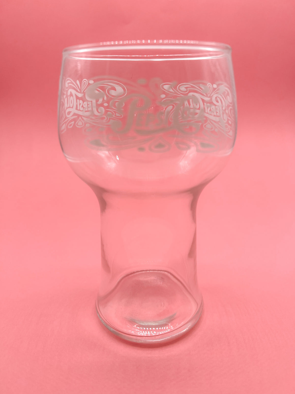 Vintage PEPSI COLA Drinking Glass Tumbler