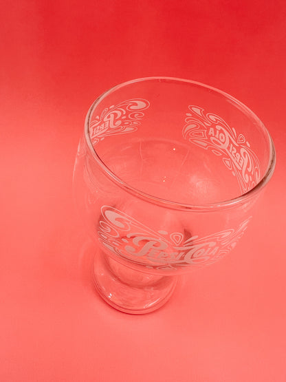 Vintage PEPSI COLA Drinking Glass Tumbler