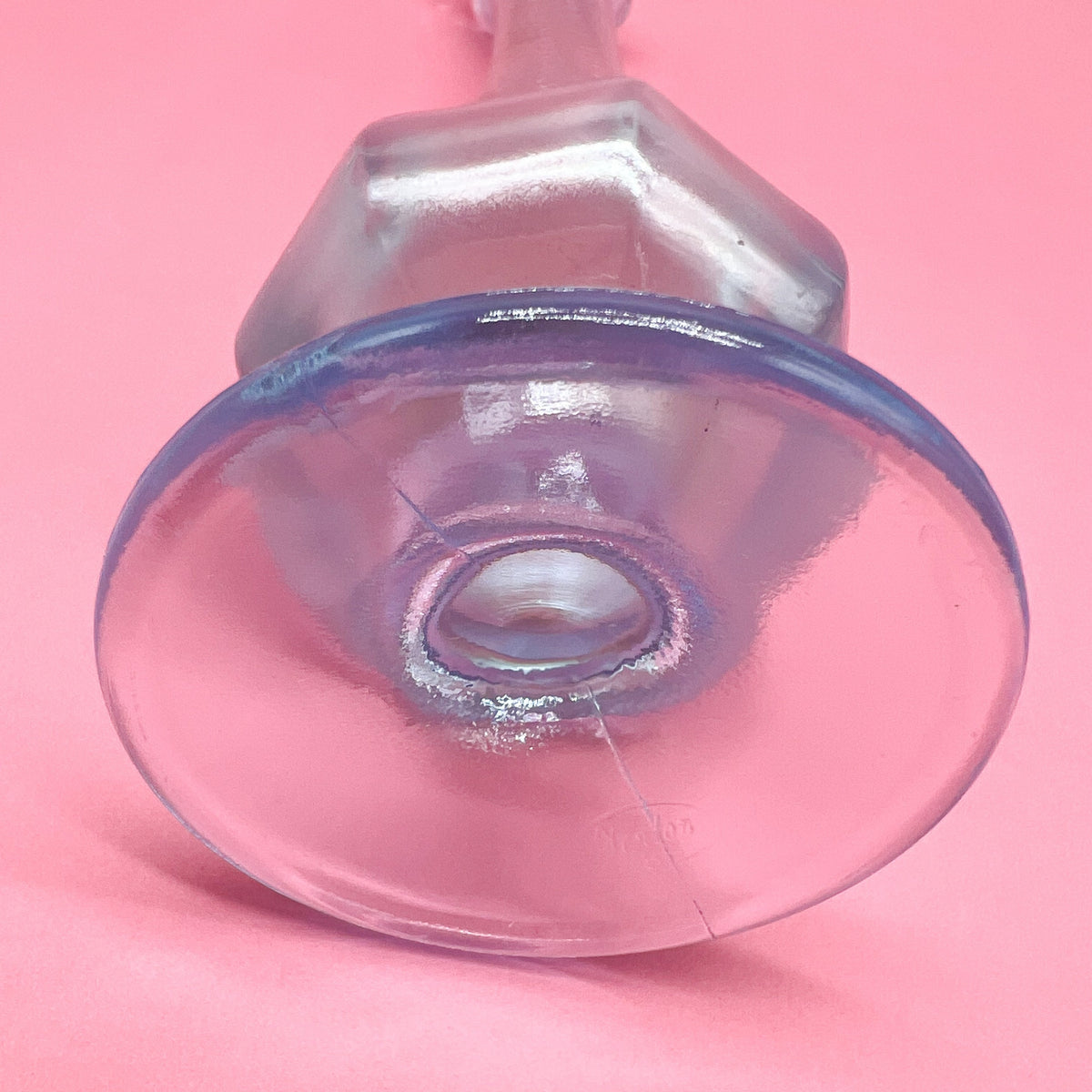 Vintage Fenton Iridescent Blue Glass Vase