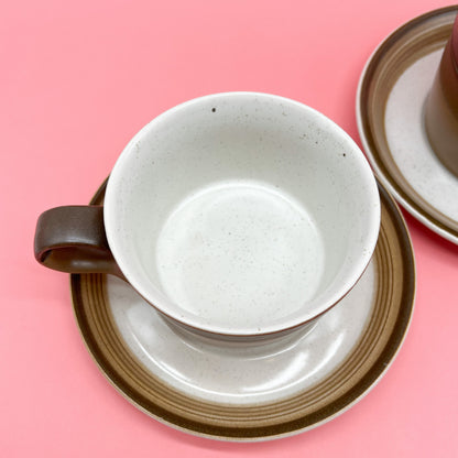 Vintage Mikasa Buckskin Cup & Saucer Set