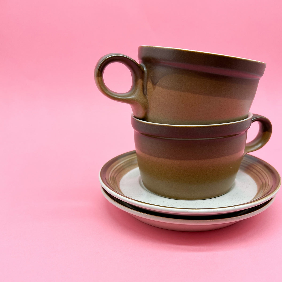 Vintage Mikasa Buckskin Cup & Saucer Set