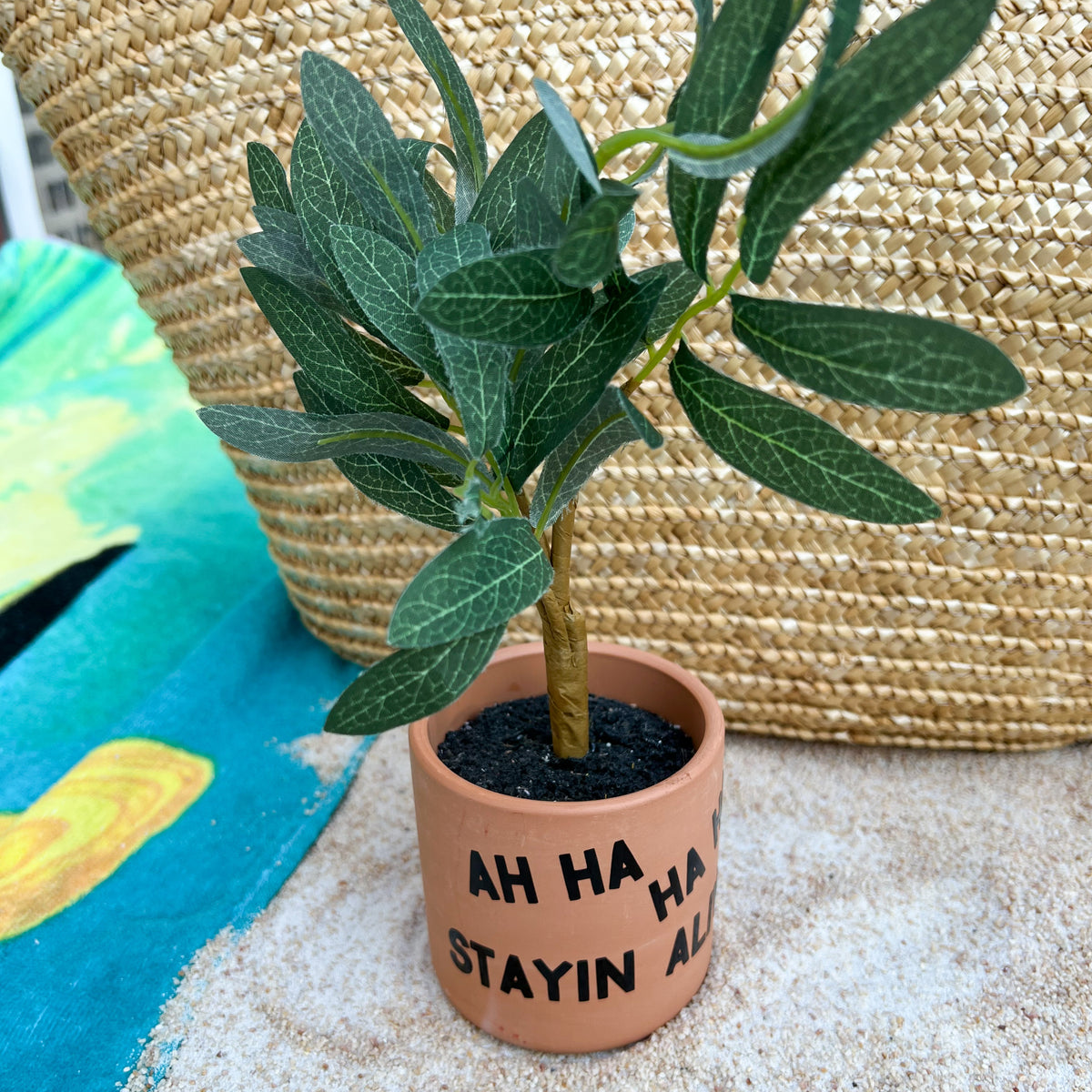 Encouraging and Humorous Faux Plants