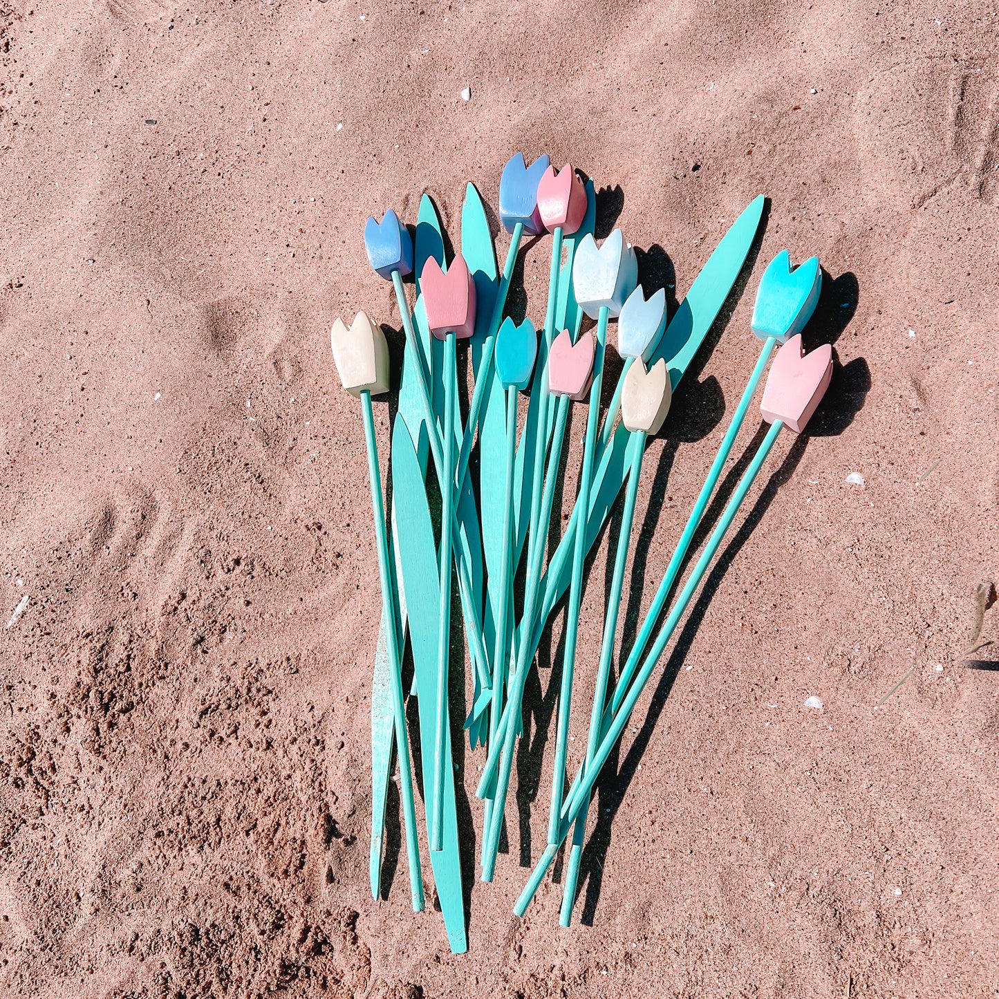 Wooden Tulips