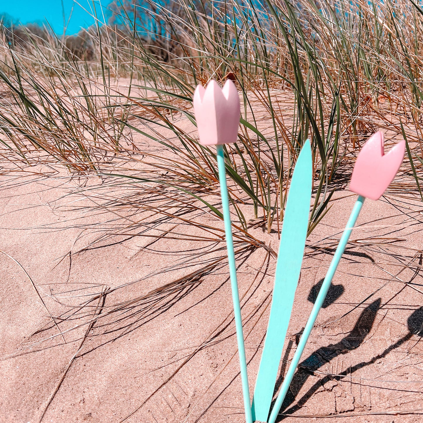 Wooden Tulips