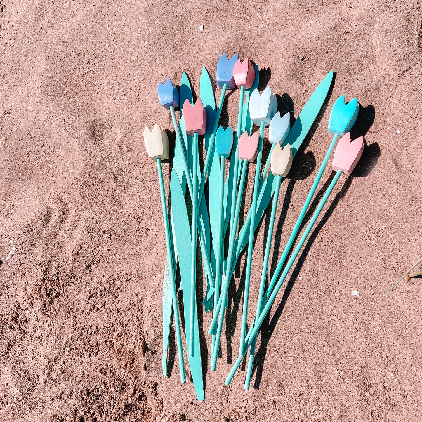 Wooden Tulips