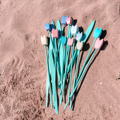 Wooden Tulips