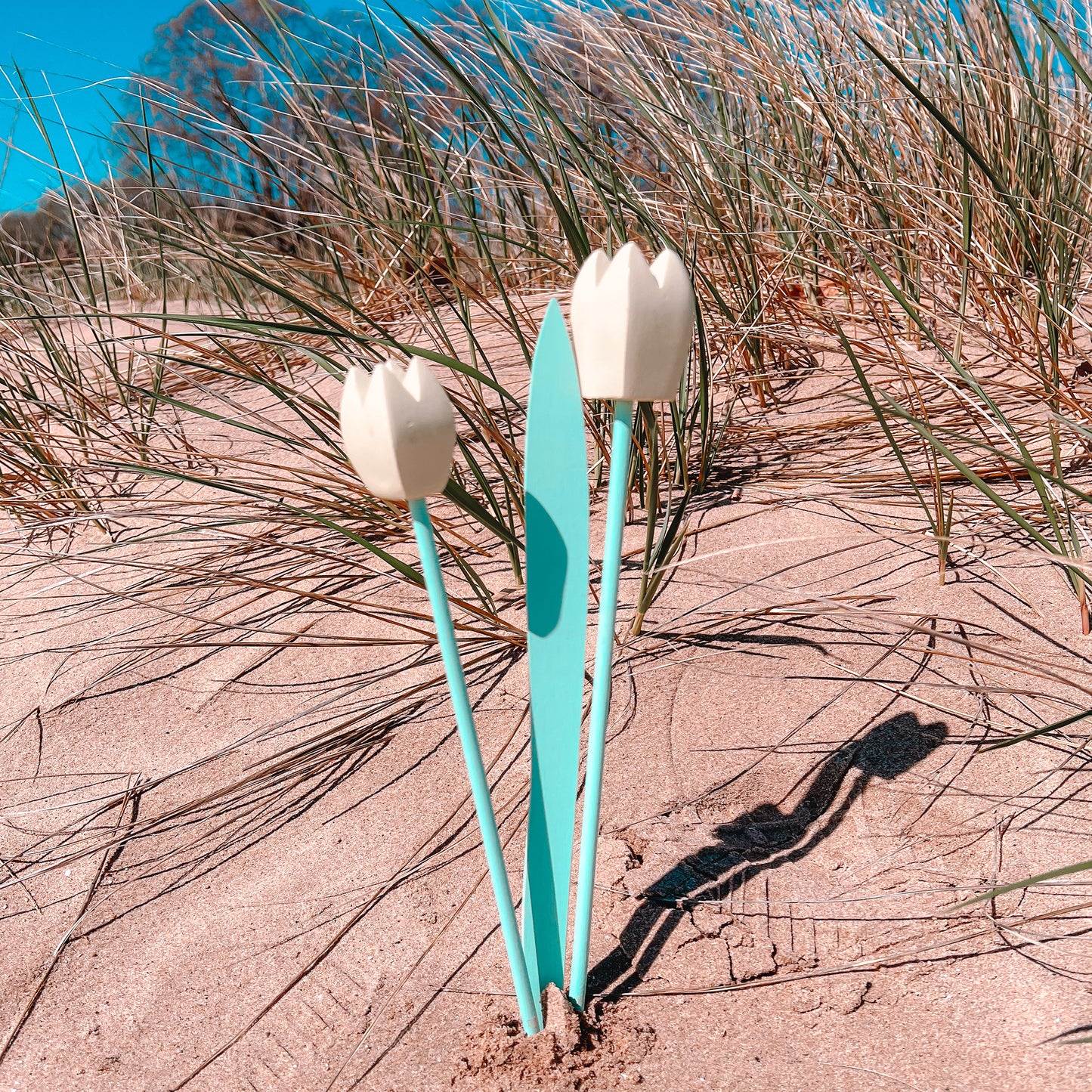 Wooden Tulips