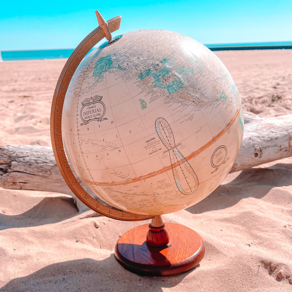 Vintage Cram's Imperial World Globe